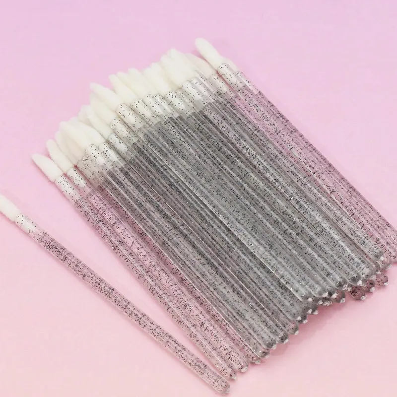 50 τμχ Crystal Eyelashes Brush Cob Αναλώσιμος βλεφαρίδες μιας χρήσης Extension Mascara Wands Makeup Professional Makeup Beauty Tool — image 20