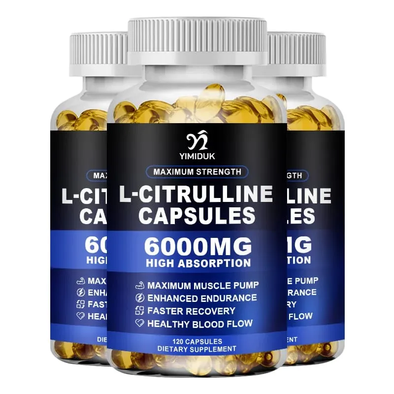 Κάψουλες L-Citrulline Μέγιστης Αντοχής Υποστηρίζουν τα Αιμοφόρα αγγεία Αντοχή Μυϊκό Πόνο για Bodybuilding & Προπόνηση Ενδυνάμωσης — image 10