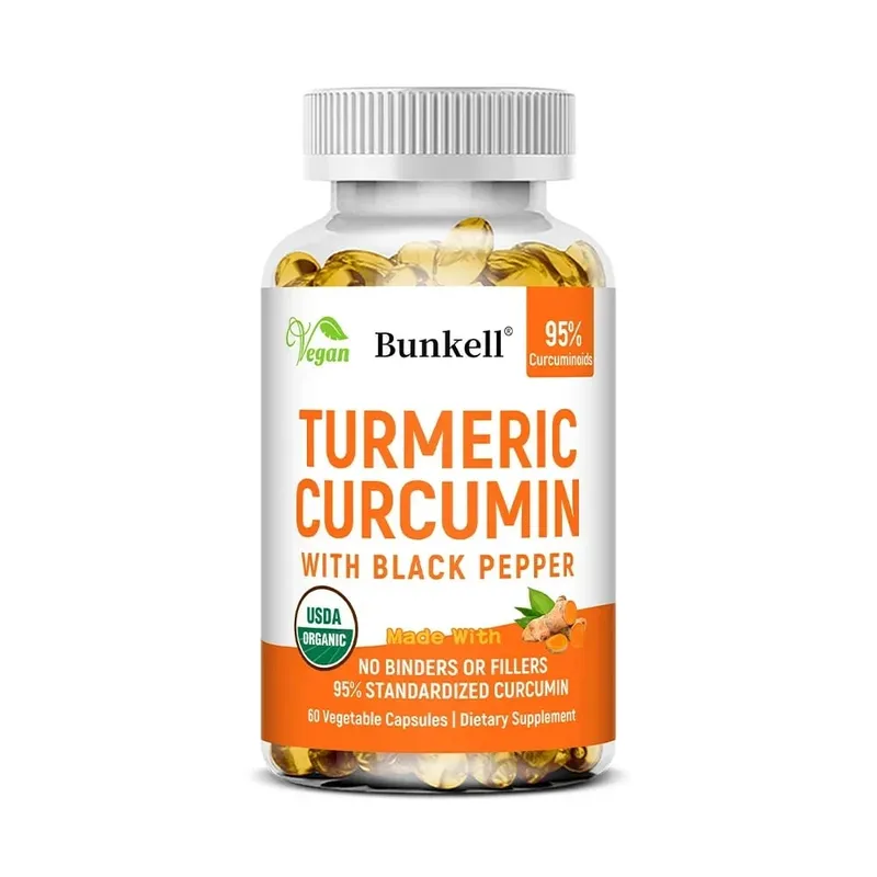Turmeric Curcumin - with Black Pepper - Helps Improve Joint Comfort and Mobility Antioxidant and Immune Support - 120 Capsules