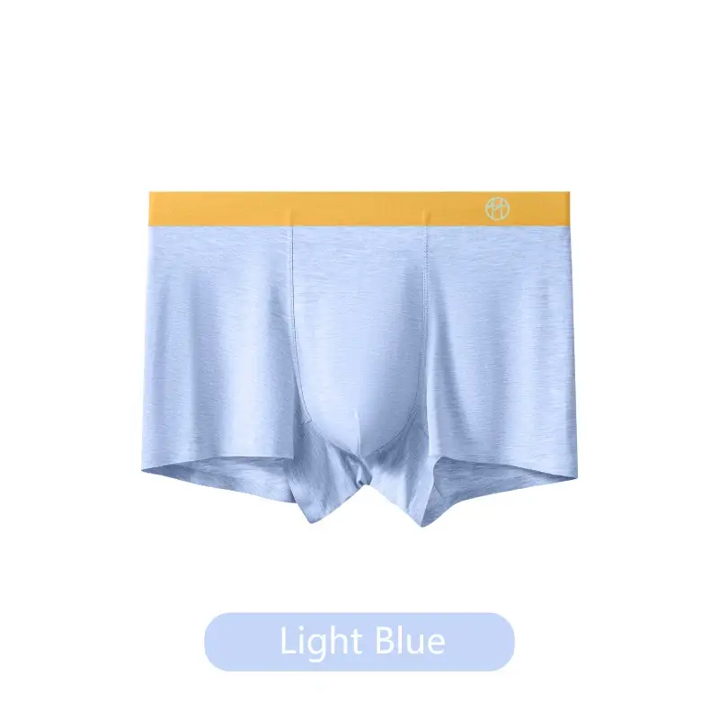 3pcs Bamboo Fiber Man Underwear Comfortable Breathable Men Boxers Regenerated Fibers Underpants L XL XXL 3XL 4XL Man Panties — image 1