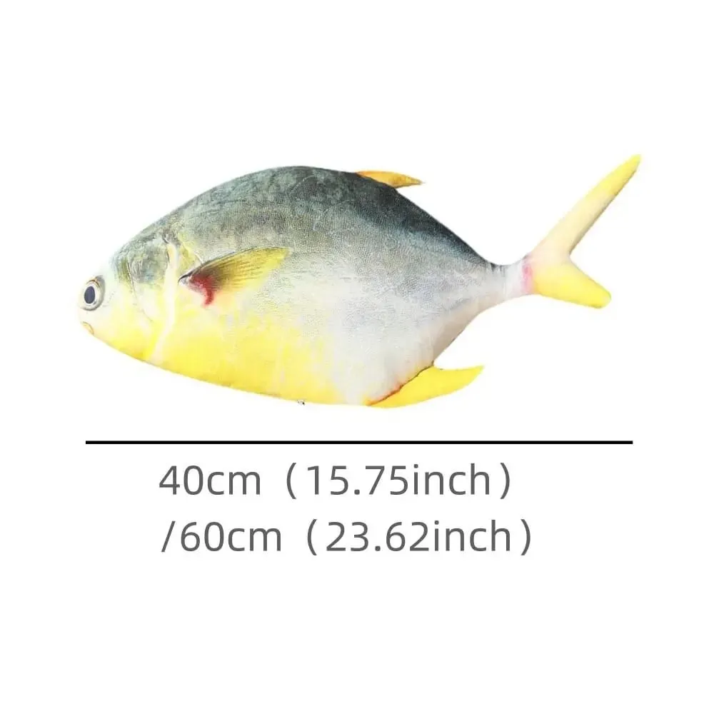 PP Cotton Simulation Sea Fish Stuffed Soft Sea Fish Stuffed Saury Salmon Fish Sleeping Μαξιλάρι για κορίτσια Χριστουγεννιάτικο δώρο — image 7