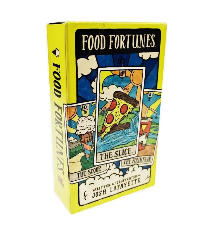 New 78 Illustrated Food&Drink Cards Tarot Collection Food Fortunes Mystical Deck Board Games Imaginative Divination — image 1