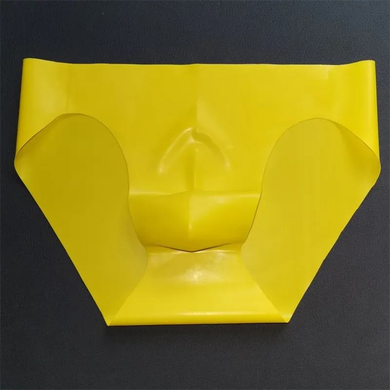 Latex Underwear Transparent Briefs Men's Rubber Convex Pouch Underpants Shiny Male Erotic Lingerie Triangle Panties Slip Homme — image 23