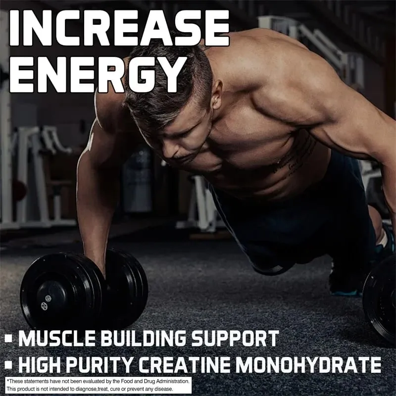 Creatine Monohydrate - Build Lean Muscle Improve Endurance and Overall Muscle Health Enhance Athletic Performance Non-GMOSupp — image 4