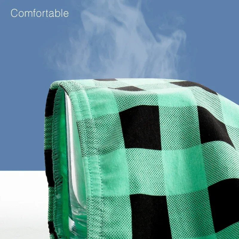 Fashion Plaid Underwear Cotton Soft Elastic Men Briefs Breathable Comfortable Youth Underpants Mens Sexy U Bulge Pouch Panties — image 5