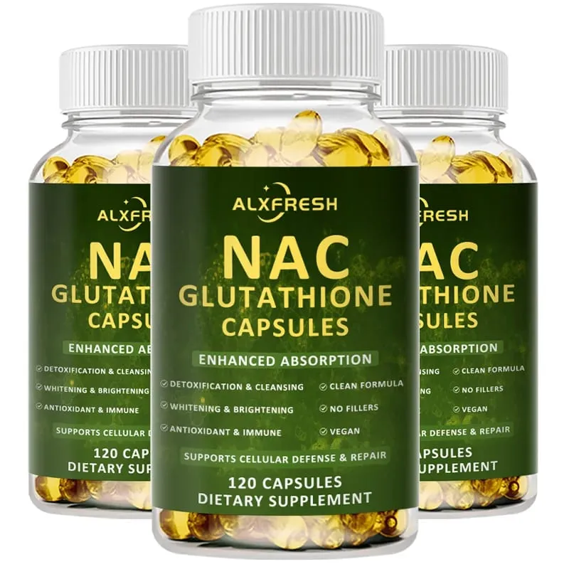 Prémium NAC + Glutation Complex Detox és Antioxidáns Boost C-vitaminnal | Májtámogató immunrendszer egészségügyi kiegészítő — image 8
