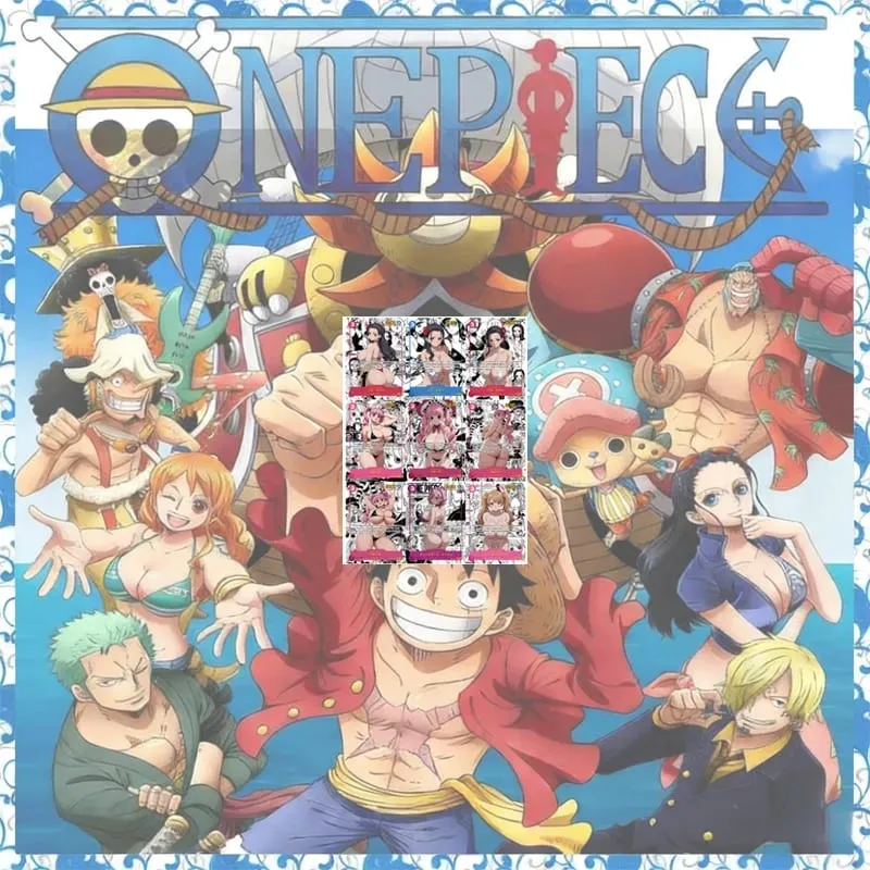 Anime One Piece Diy Color Flash Cards Hancock Perona Nami Robin Yamato Collection Cards Christmas Birthday Gifts Children's Toys — image 9