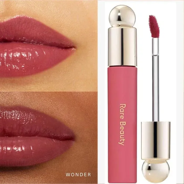 Rare Beauty Melting Cream Blush Makeup Matte Pearlescent Texture Glitter Blush Highlighter Bright Nourish Moisturize Lip Gloss — image 9