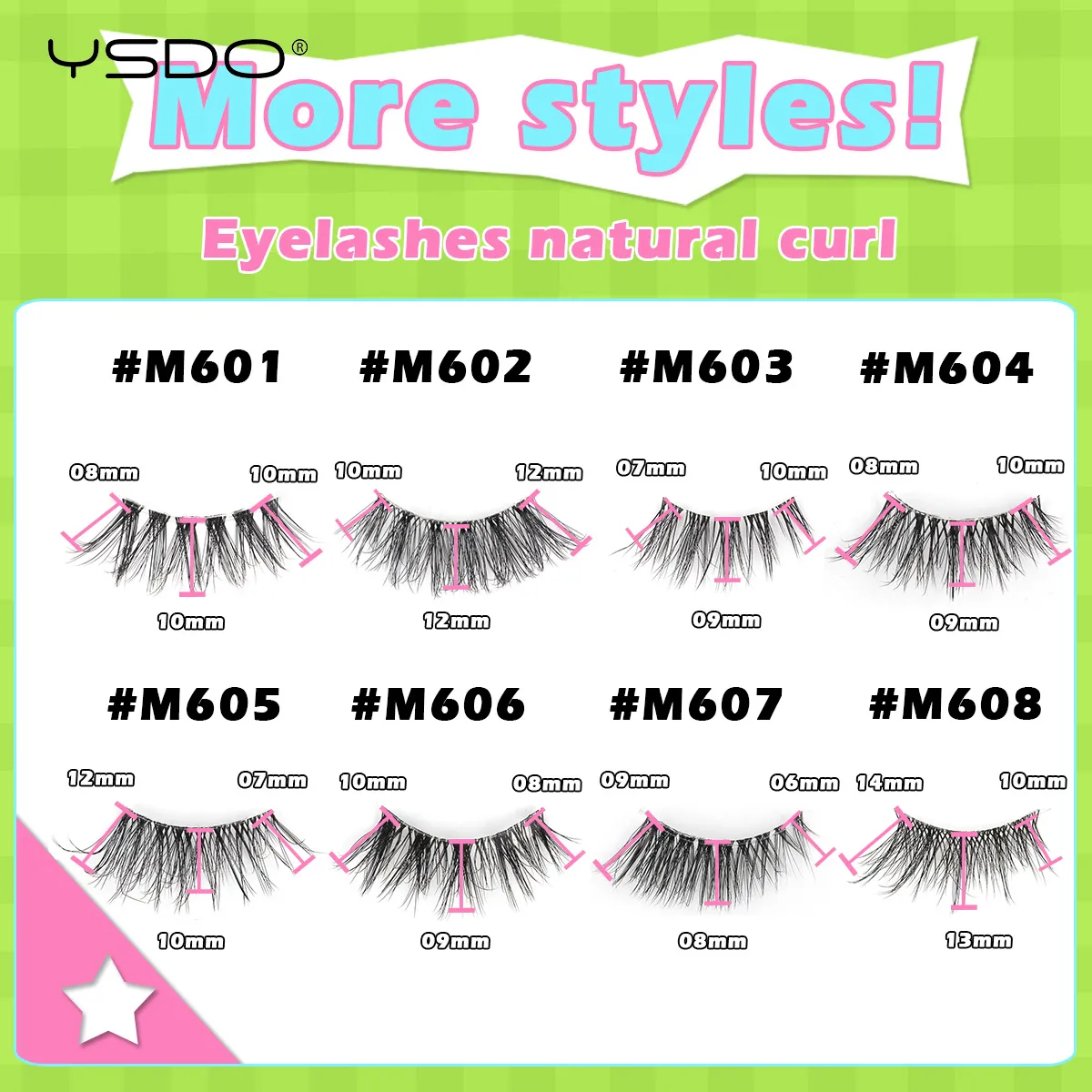 Half EyeLashes Φυσικές χνουδωτές ψεύτικες βλεφαρίδες Cat Eye Lash 3D Faux Mink Lashes Εργαλείο μακιγιάζ για επέκταση βλεφαρίδων με φτερωτές — image 3