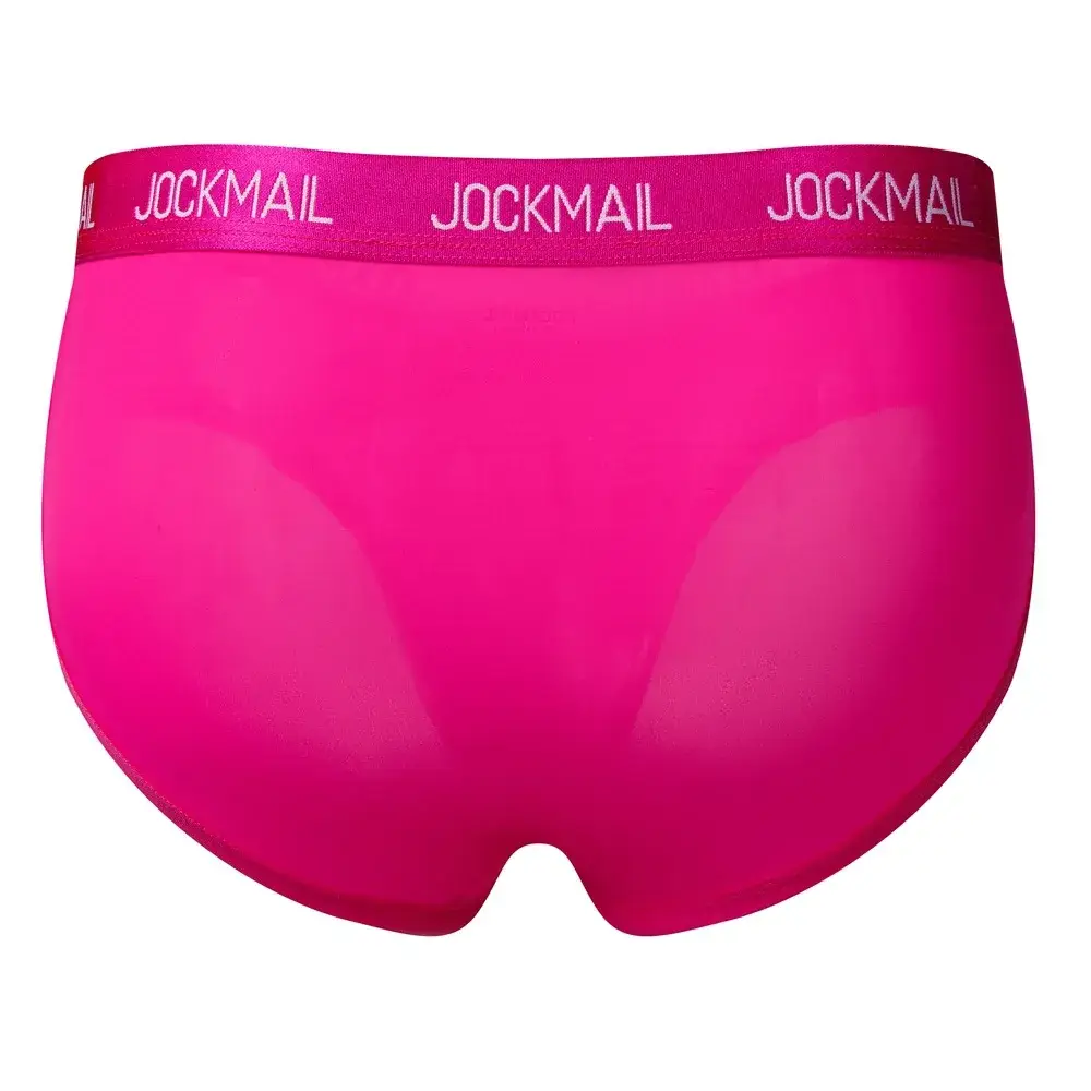 Jockmail Mensชุดชั้นในต่ำเอวเซ็กซี่กีฬาBreathableฤดูร้อนกางเกงผ้าไหมน้ำแข็งกระเป๋าใหญ่ไนลอนสีทึบกางเกงในชาย — image 29