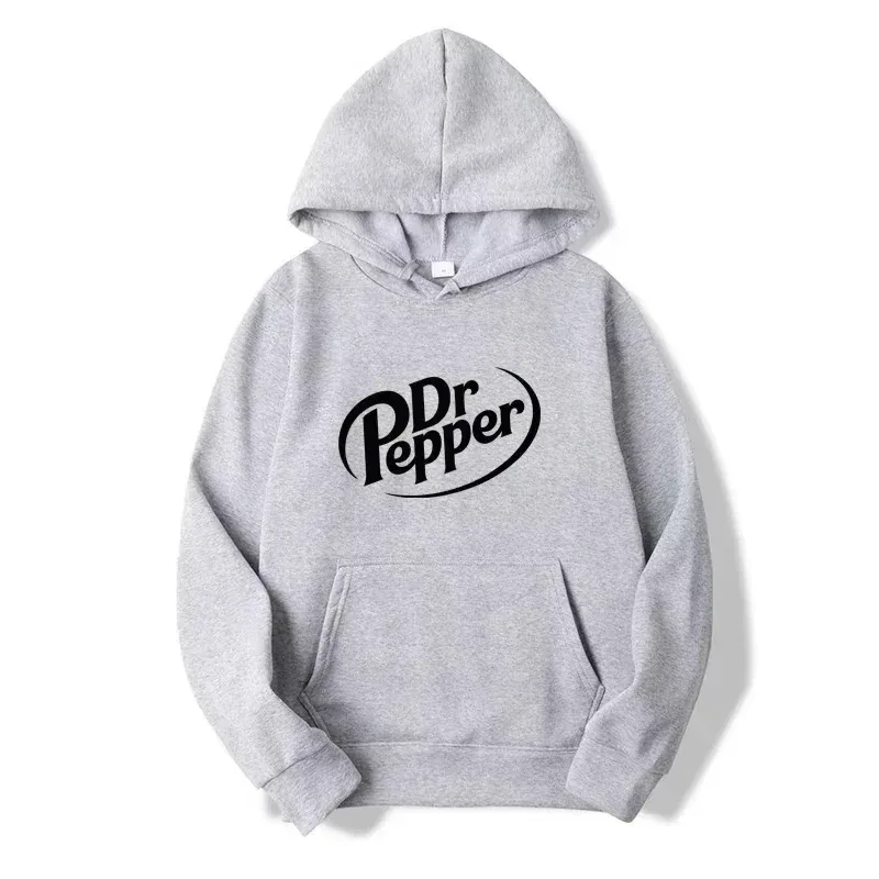 Dr Pepper Hoodie Soda Cola Vintage Beverage Retro Aesthetic Y2K Fashion Black Oversized Casual Sport Sweatshirts — image 12