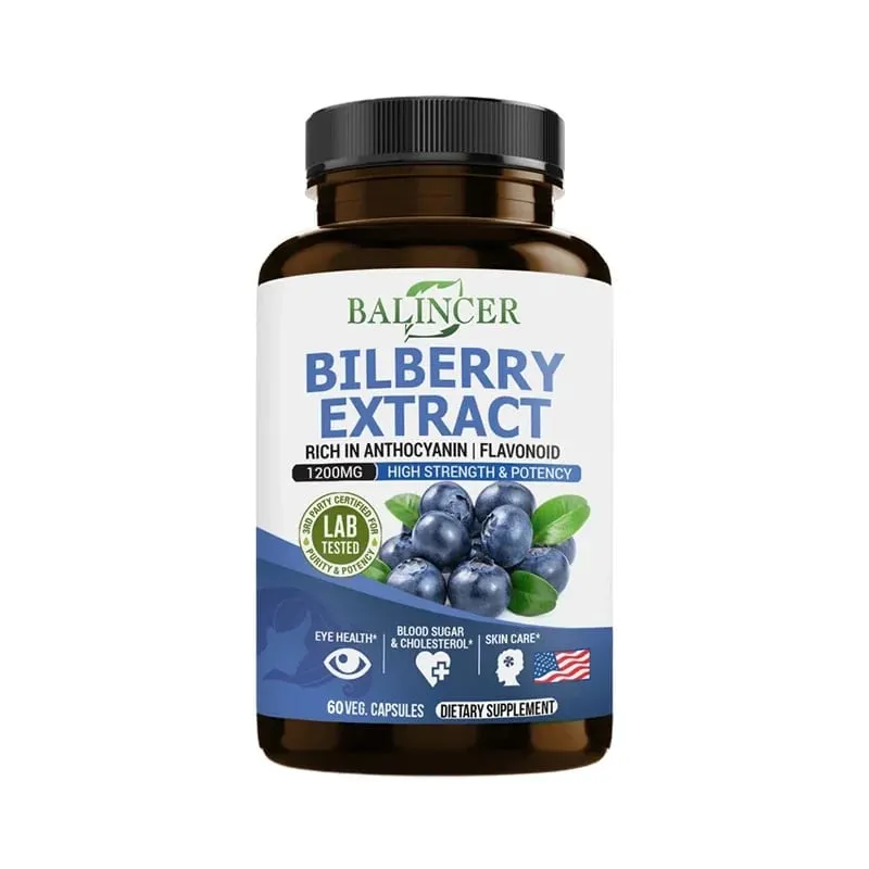 Bilberry Extract Supplements - Rich in Antioxidants Promote Vision Health and Protect Eyes Promote Brain Health — image 9