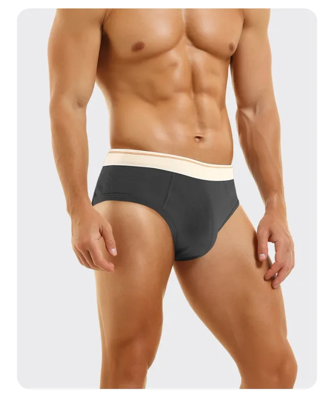 Men's pure cotton breathable and comfortable triangular underpants, mid-waist, skin-friendly and soft, teenagers' underpants 3256810188437944 — image 25