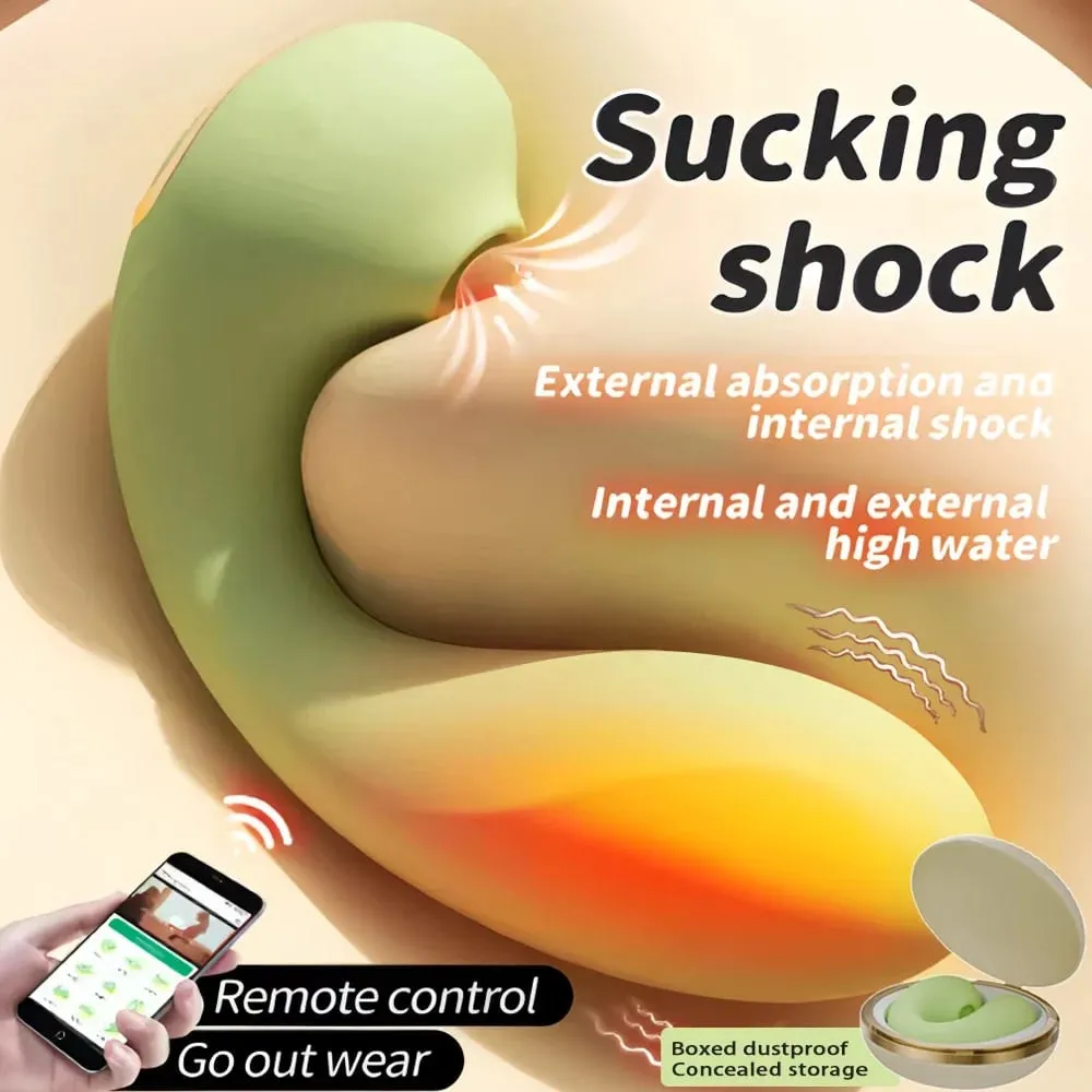 Bluetooth APP מוצץ G Spot Vibrator לביש ביצת רטט נרתיק לעיסוי דגדגן ממריץ צעצוע מין לנשים מטען בארגז