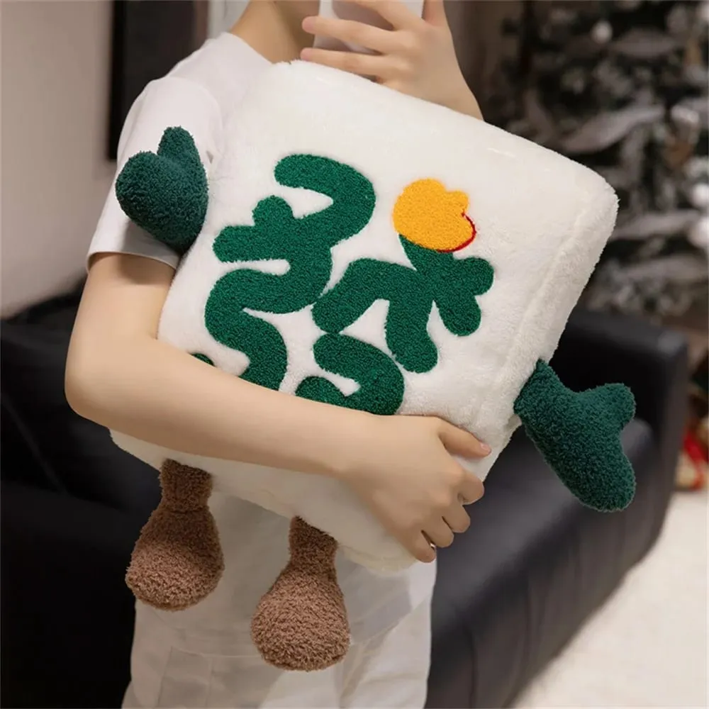 Funny China Mahjong Series Plush Toys Cozy Cotton Cartoon Throw Pillow Back Cushion Children Game Props Creative Home Decor — image 5