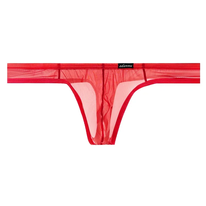 Ultra Thin Sheer Briefs Men Underwear Cooling Knickers Low Rise Bulge Pouch Underpants Soft Mesh Panties Male Thong Pants — image 20