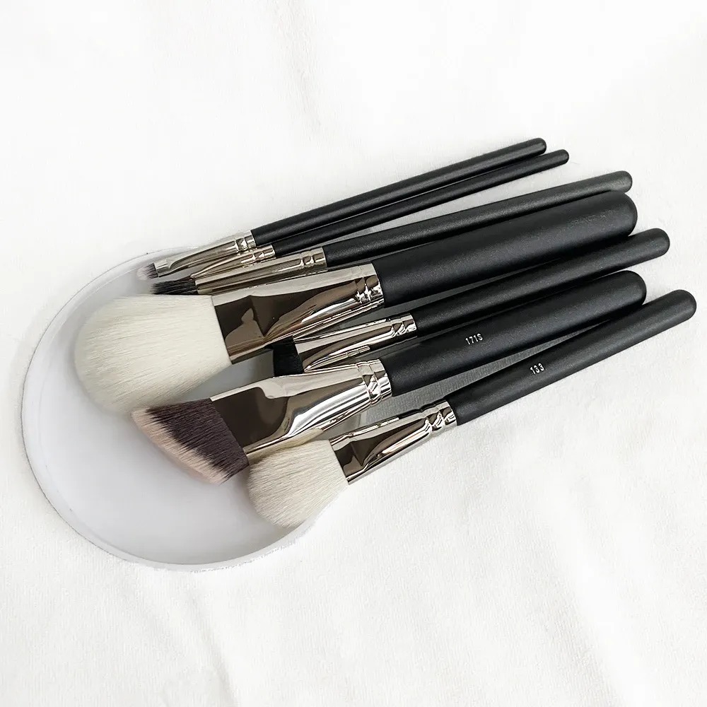Conjunto de pincéis de maquiagem 135s pó 171s fundação 133 bochecha blush 286s cônico olho mistura 106 corretivo kit escova cosmética — image 4