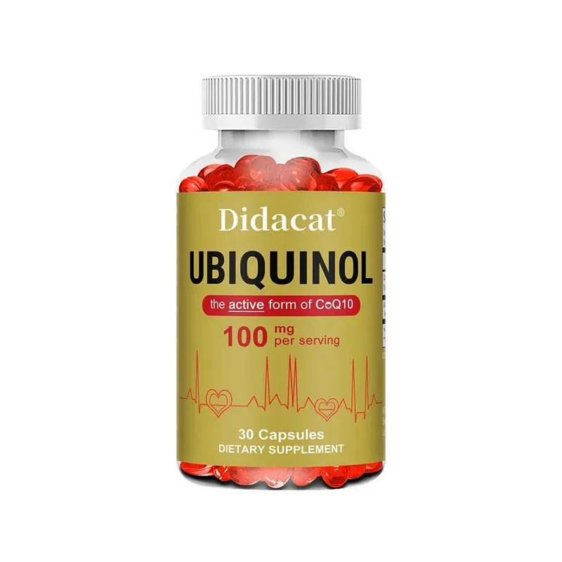 Ubiquinol CoQ10 φυτικές κάψουλες Αντιοξειδωτική υποστήριξη Κοινής κυτταρικής παραγωγής ενέργειας Καρδιά και καρδιαγγειακή υγεία
