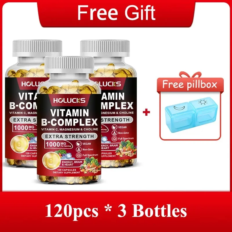 Οι κάψουλες Yimiduk Premium Vitamin B Complex με υποστήριξη βιοτίνης και φυλλικού οξέος προάγουν το υγιές δέρμα των μαλλιών και την ισορροπία των ορμονών που δεν είναι ΓΤΟ — image 9