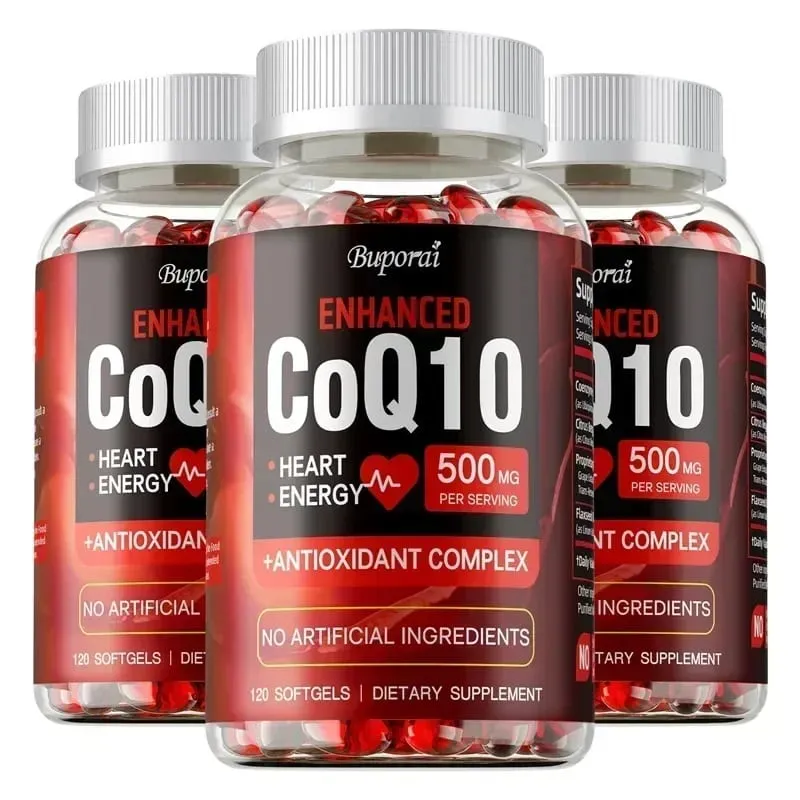 קפסולות CoQ10 בספיגה גבוהה - תמיכה נוגדת חמצון לבריאות הלב והאנרגיה של המוח