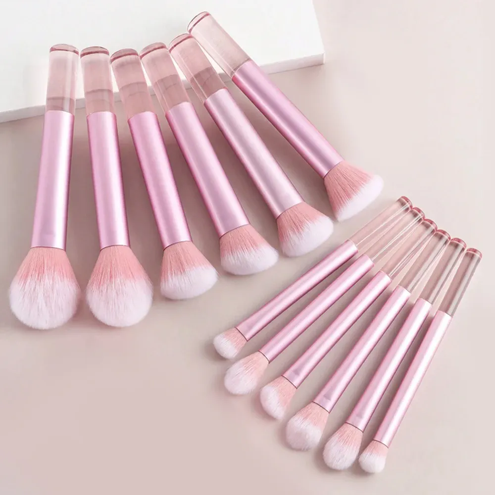 Conjunto de pincéis e esponjas de maquiagem rosa, kit de ferramentas de maquiagem para presente, 20 a 32 peças — image 3