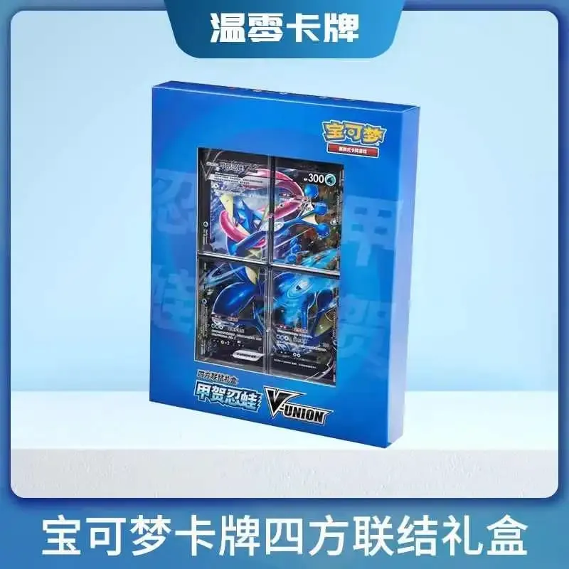 Διαθέσιμο Γνήσιο 100% Γνήσιο Pokemon Ptcg Card Quartet Coupling V-Union Gift Boxes Pikachu Big Gather Moru Baker Mew-Two Ptcg