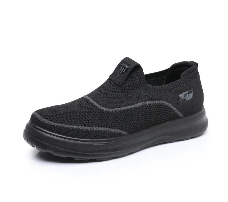 Men's Breathable Mesh Sneakers Lightweight Knit Upper Comfortable Soft Sole Non-slip Casual Walking Shoes Fashion Versatile — image 8