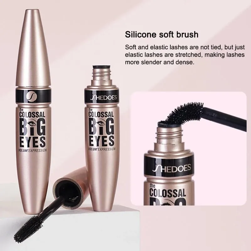 Αδιάβροχο σετ eyeliner μάσκαρα 2 σε 1 Μαύρη βλεφαρίδα Επιμήκυνση βλεφαρίδων Eye Lash Brush Beauty Mascara Μακριά φοράει — image 4