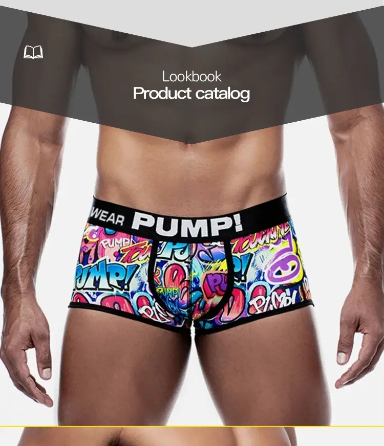 1PCS Men's Cotton Nylon Blend Boxer Briefs All-Over Graffiti Print Wide Elastic Waistband Non-Tight Fashion Sport Underwear — image 18