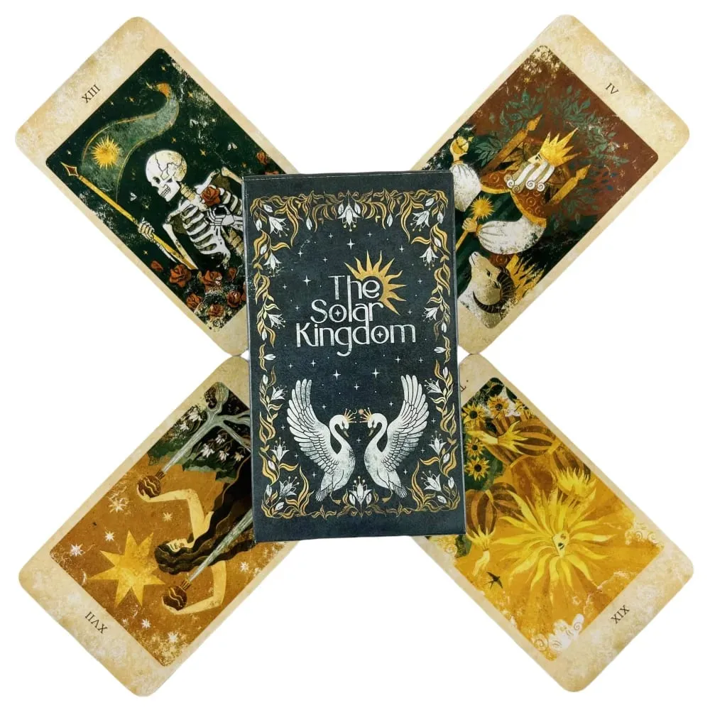1/3/5 יחידות The Solar Kingdom Tarot Deck Oracle Set Divination English Editions Edition משחקי לוח סיטונאי — image 4