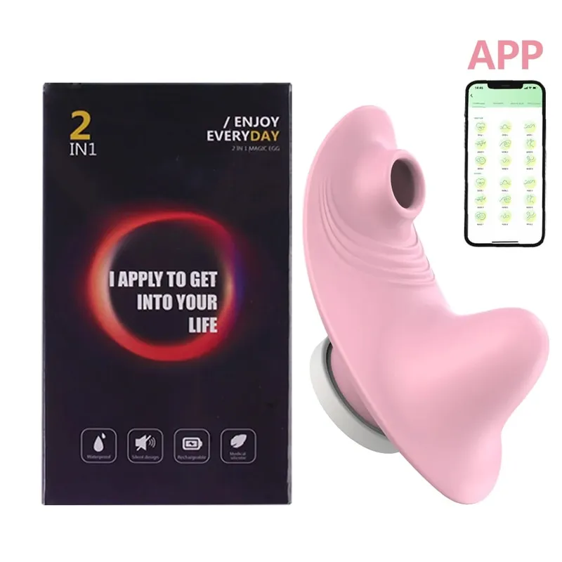 Wearable Mini Vibrator For Women Clitoris Sucker App Bluetooth Remote Control Vibro On Sexy Panties Adults Sex Toys Stimulator