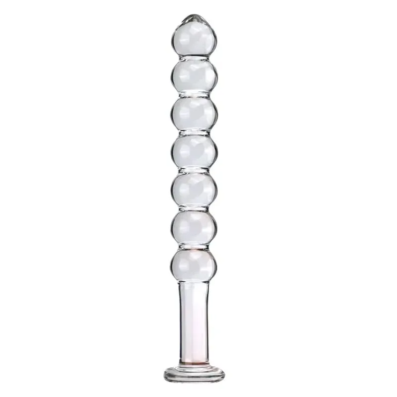 Glass Anal Plug Six styles Pulling Beads Dual Use Small Dildos Butt Plugs Masturbation Posterior Dilation Adult Sex Toys — image 9