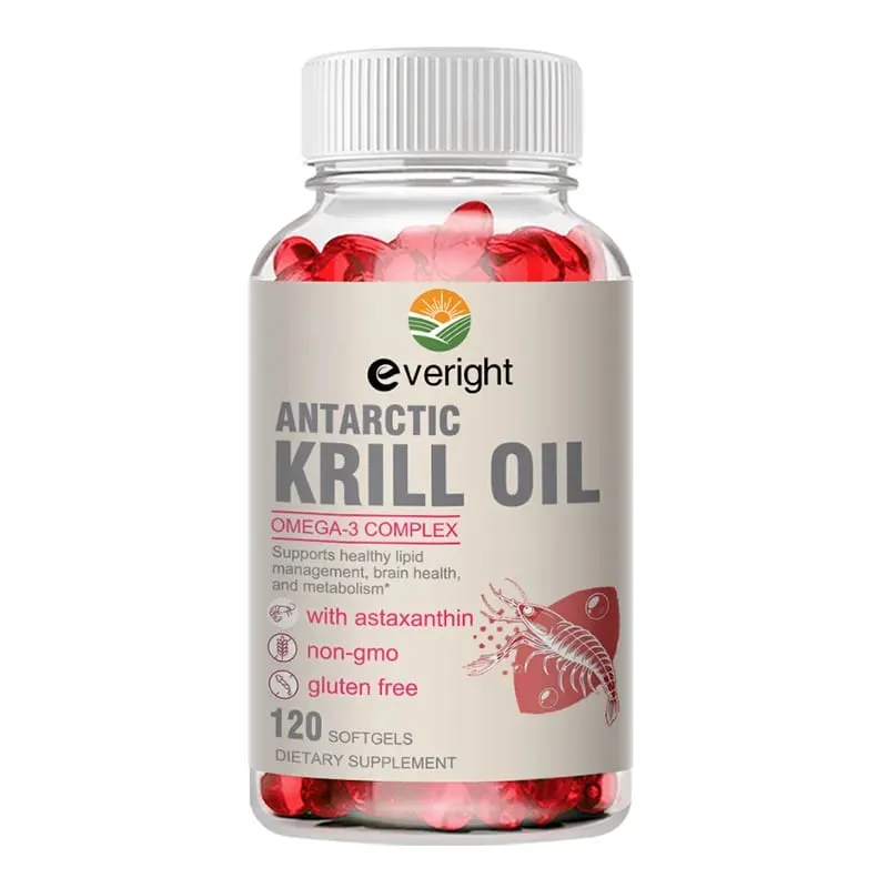 Έλαιο Krill – Σύμπλεγμα φωσφολιπιδίων Ωμέγα-3 με Ασταξανθίνη – Υποστηρίζει Διαχείριση Λιπιδίων Μεταβολισμός Υγεία εγκεφάλου και καρδιάς EPA/DHA — image 8