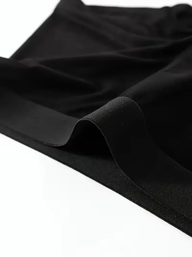 2Pcs Men's Bamboo Fiber Black Boxer Shorts Thin Quick Drying Soft and Comfortable Men Underwear Daily Casual Boxer Briefs — image 4