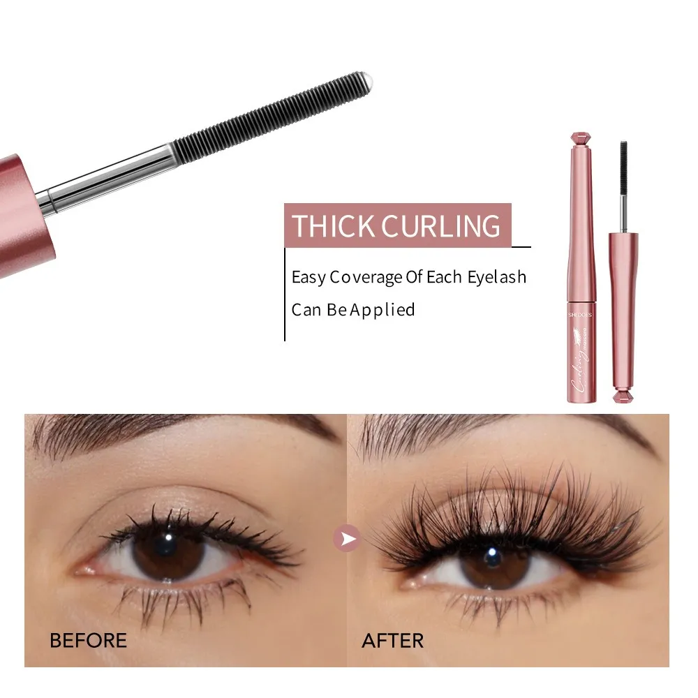 Rímel preto para volume e ondulação, longa duração e alongamento natural, secagem rápida e resistente a grumos, ideal para maquiagem diária — image 4