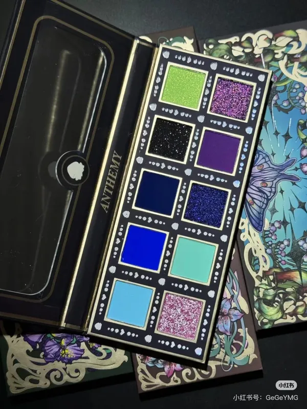 Anthemy 10 Color Eyeshadow Palette Matte Shimmer Chameleon Αδιάβροχο μακράς διαρκείας Pearly Shiny Metal Eye Shadow Palette Make-up — image 7