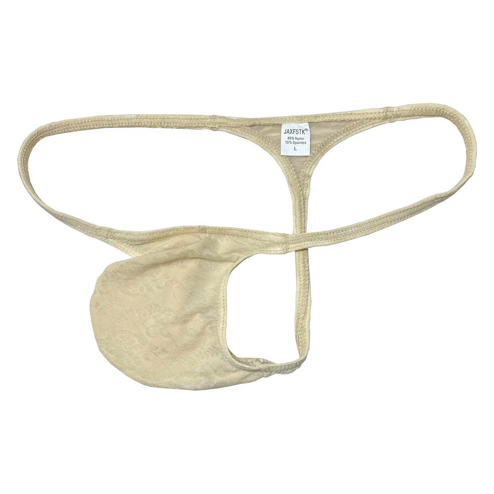 Mens Ultra-Thin Lace Jacquard Thong Underwear Soft Breathable Lightweight Mesh Panties Men Thong G-string Low Rise No-Show Brief — image 3