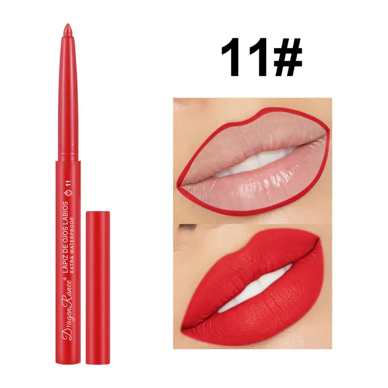 Lip Liner Αδιάβροχο μακράς διαρκείας Hook Line Lip Pencil Matte Beginner Automatic Lip Liner Bean Ενυδατικό Αντικολλητικό Cup Lips — image 3