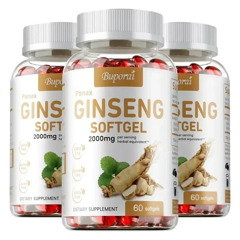 Panax Ginseng Capsules Ginseng Root Extract Supports Energy Strength Vigor Performance in Women and Men — image 11