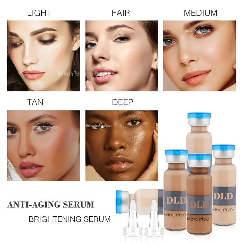 10 בקבוקונים Korea BB Cream Glow Essence ערכת התחלה למתחילים Niacinamide Moisturizing Foundation Cream טיפוח עור הפנים