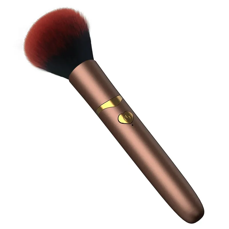 Electric Loose Powder Brush Multifunctional Quick Makeup Brush Blush 10 Gears Vibration Rechargeable Brush Tools — image 10