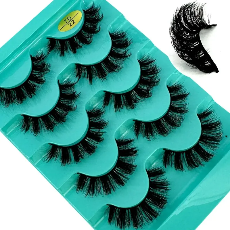 Fluffy Lashes Mink False Eyelashes Thick Cat Eye Makeup Long Natural Volume 3d Eyelashes Extension Χονδρική Βιζόν Βλεφαρίδες