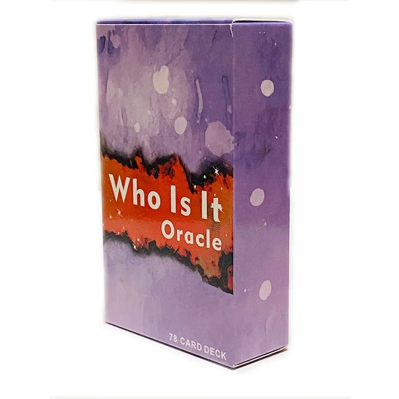 Who Is It Oracle Cards 78 Cards Divination Deck English Vision Edition Επιτραπέζιο παιχνίδι Ταρώ για πάρτι