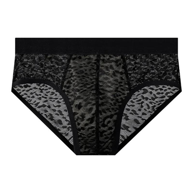 1/3PCS Summer Sexy Perspective Breathable Men's Panties Smooth Ice Silk Quick-dry Men's Briefs High Elastic Ultra-thin Underwear — image 17
