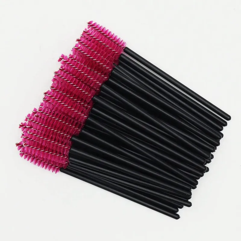 50 τμχ Crystal Eyelashes Brush Cob Αναλώσιμος βλεφαρίδες μιας χρήσης Extension Mascara Wands Makeup Professional Makeup Beauty Tool — image 16