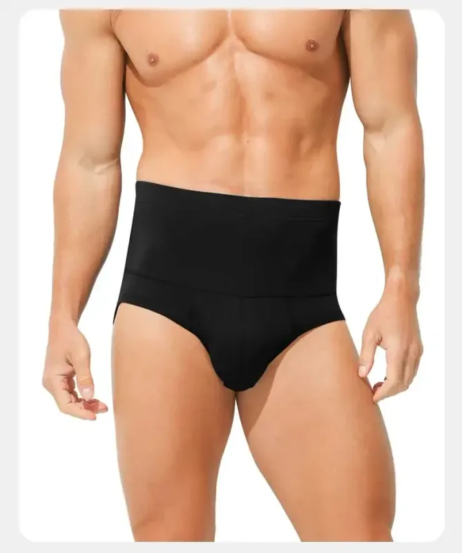 Men's High-Waist Cotton Underwear, Slim-Fitting Waist-Protecting, Plus-Size Warm Triangle Sports Briefs — image 13