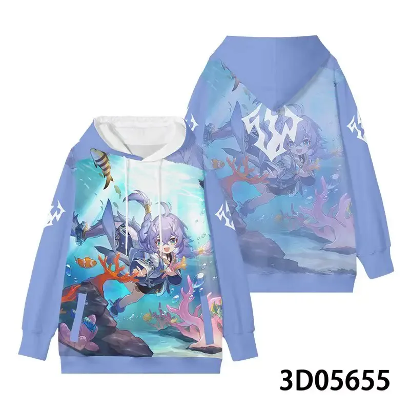 ใหม่เกมHonkai: Star Railทั้งหมดบทบาทเล่นHoodies 3Dพิมพ์อะนิเมะเสื้อกันหนาวขนาดใหญ่ผู้ชายผู้หญิงแขนยาวTracksuit Pullover — image 21