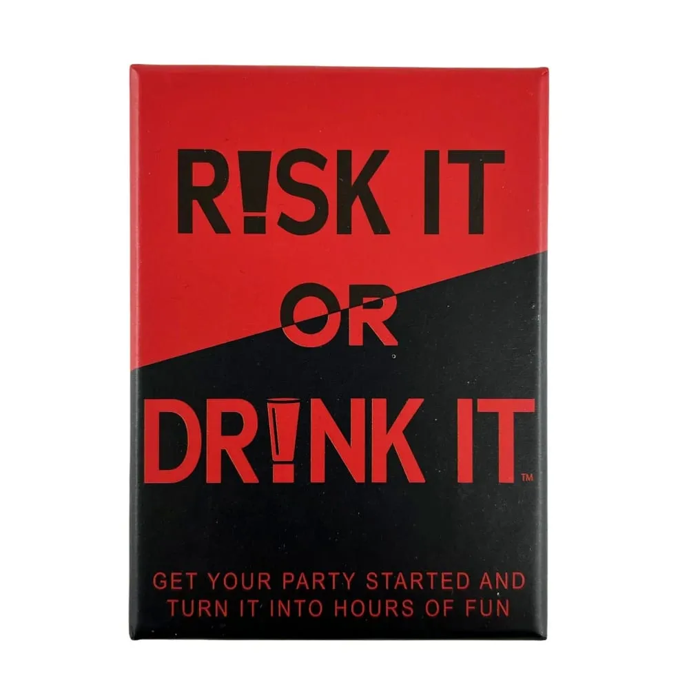 Risk It or Drink It Διασκεδαστικό παιχνίδι πάρτι για το κολέγιο παιχνίδι με κάρτες Παιχνίδι με το ποτό Pregame Night Ξεκαρδιστικό τόλμημα Προκλήσεις Ερωτήσεις για ενήλικες — image 3