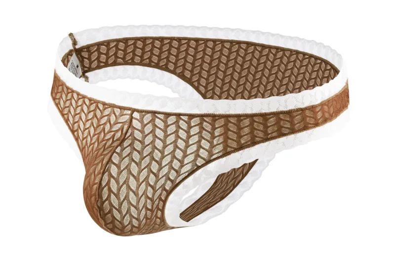 Men's Lace Briefs Wheat Ear Trim Sexy High Elastic Soft Breathable Quick Dry Comfort Stylish Underwear Daily Nightclub Wear — image 16