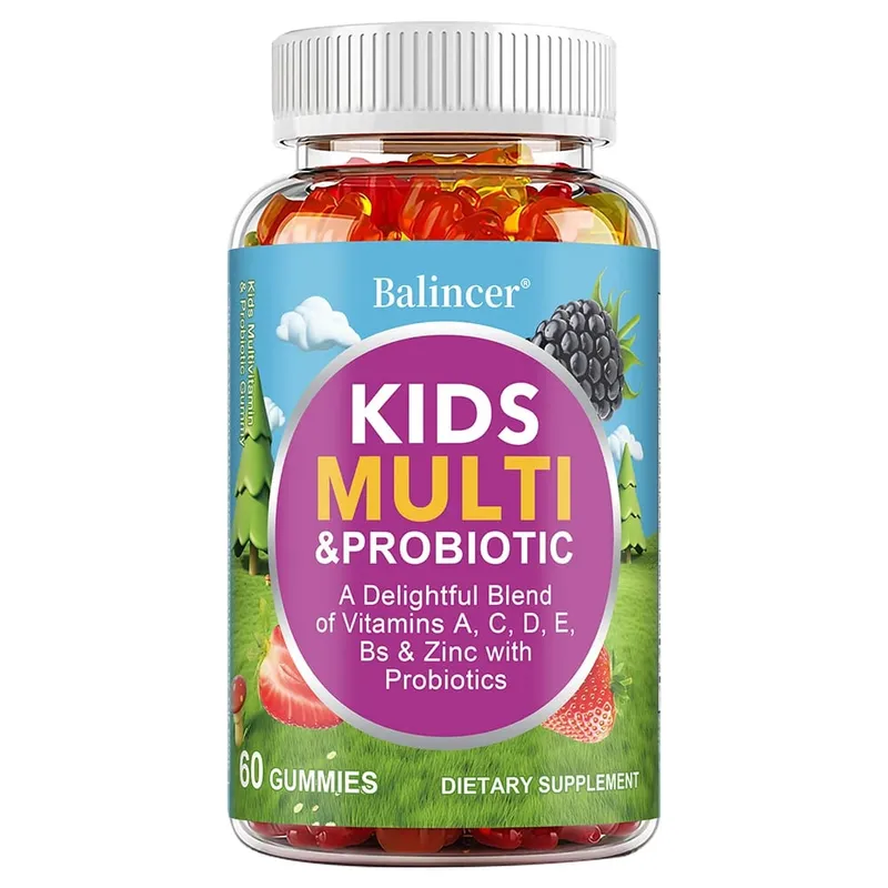 Organic Kids Multivitamin Gummies with Vitamins A C D E Zinc Probiotics Promotes Digestion and Enhances Immunity — image 8